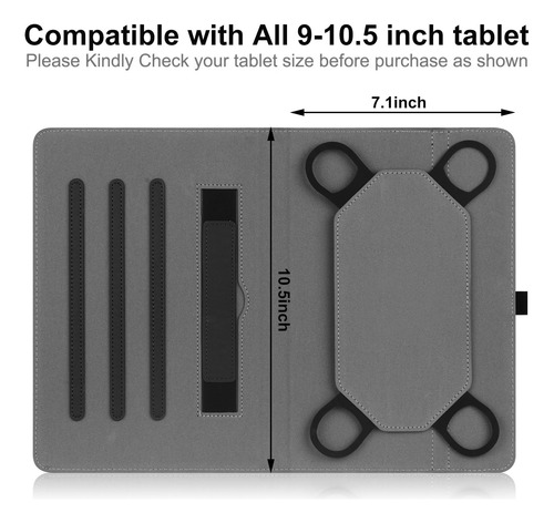 Funda Para Tableta Fannte Universal Para Tableta Android De