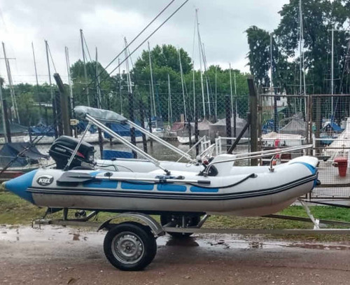 Semirrígido Kiel 360 Con Hidea 25 Hp