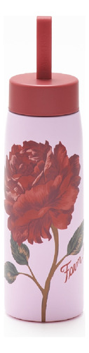 Garrafa Do Plástico Farm Que Sede Rosalia Rosa 750ml Com Capacidade De 750ml Flor - Rosa