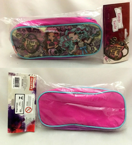 Imagem 6 de 6 de Estojo Escolar Duplo Ever After High 16m Original Sestini