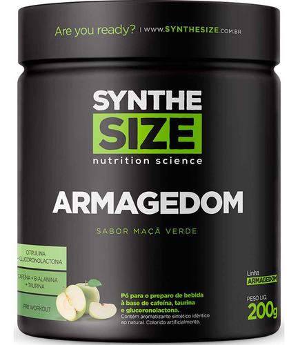 Armagedom Maça Verde Synthesize - 200g