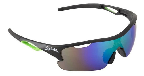 Óculos Para Ciclismo Speed Mtb Spiuk Jifter Original Com Nf Cor Preto/verde