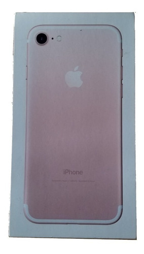 Solo Caja De iPhone 7 Oro Rosa (Reacondicionado)