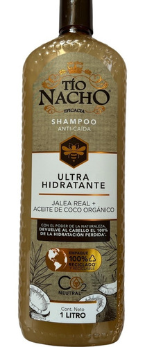 Tio Nacho Shampoo Ultra Hidratante Coco Raparador Jalea 1l