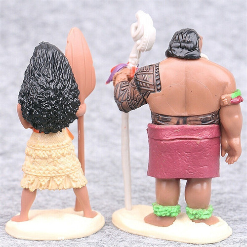 6 Pçs/set Moana Action Figure Modelo Boneca Brinquedo