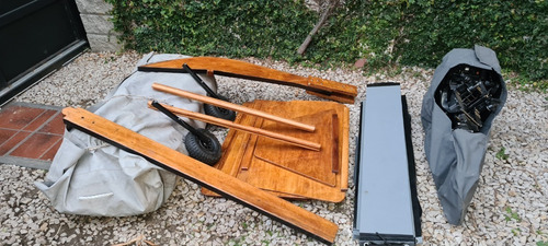 Imagen 2 de 10 de Gomon Inflable 4m -piso Y Quilla De Madera- Powertec 30hp 2t