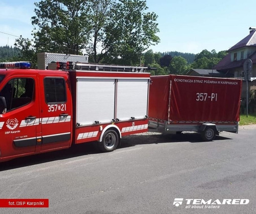 Trailer Temared Pro 3515 750 Kg 3.5 X 1.5 S/ Frenos