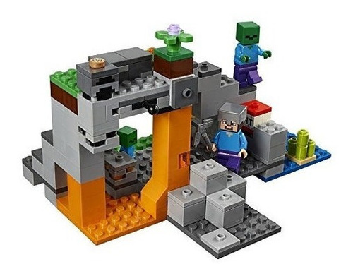 Juego Lego De Construcción Minecraft The Zombie Cave