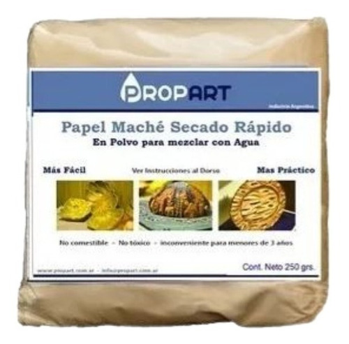 Papel Maché Propart Secado Rapido 250gr