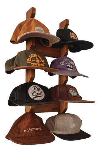 Colgador de gorras de madera hotsell