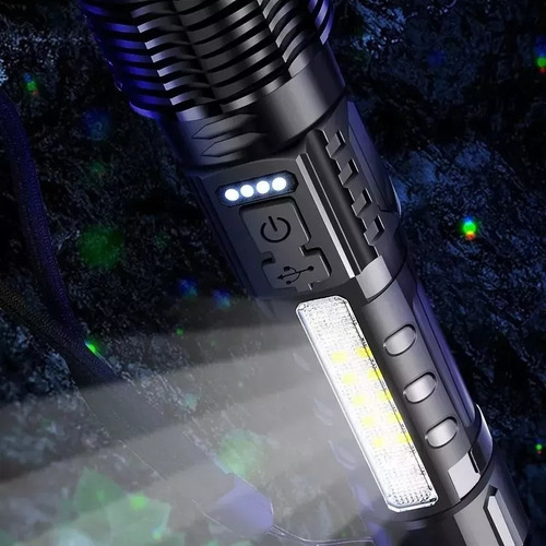 New Style Linterna Led Led De Titanio, Láser Profesional,