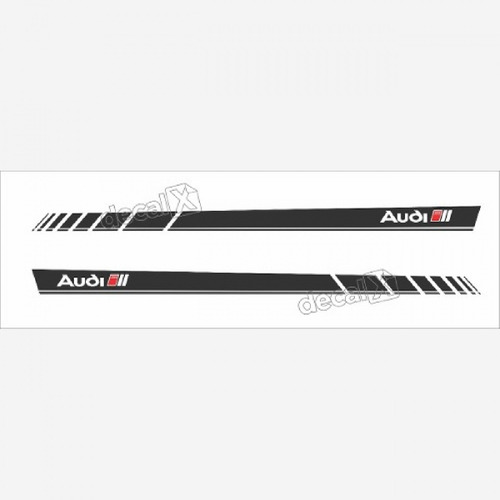 Adesivo Faixa Emblema Audi A3 Faixa Lateral Imp106 Cor LATERAL AUDI A3