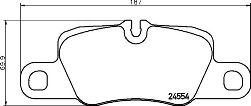 Pastilla De Freno Porsche Panamera Trasera