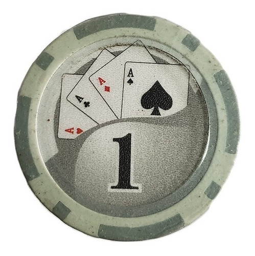 Imagen 1 de 7 de Tubo 25 Fichas De Poker Numeradas X 11.5grs