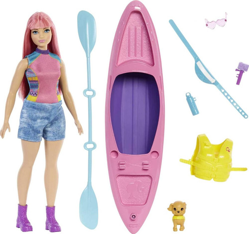 Barbie Y Juego De Kayak 