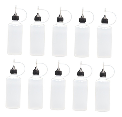 10 Uds. Botellas Con Punta De Precisión, Botellas 60ml