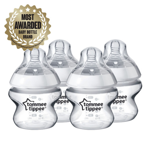 Tetero Tommee Tippee Cap. De 5 Oz Pack De 4