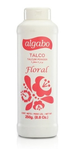 5 Talcos Perfumado Floral Algabo 250 Gr ( Mayorista Z Sur )