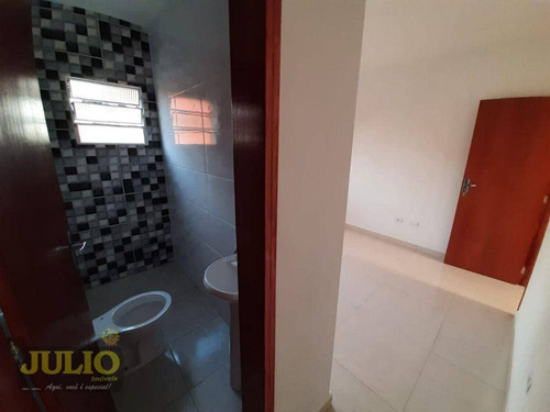 Entrada A Partir De R$ 20 Mil E Saldo Financiado!sobrado Com 2 Suítes, 68 M² Por R$ 204.000 - America - Mongaguá/sp - So0862