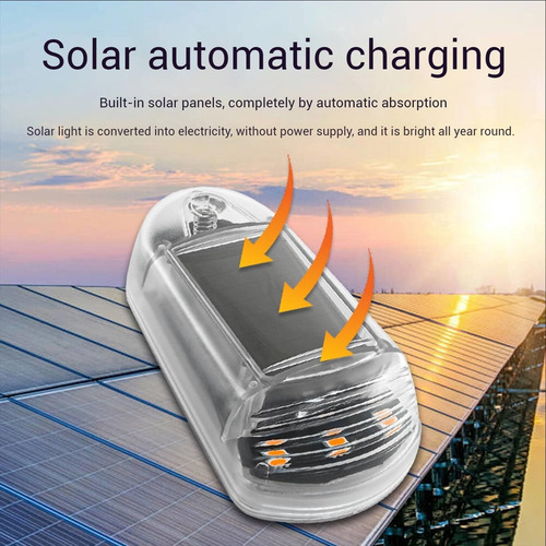 5pcs Solar Cabin Lights For Trucks 7 Colours