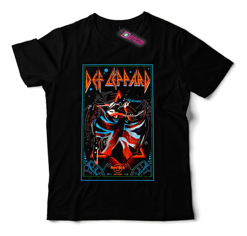 Remera Def Leppard Hard Rock Hotel Las Vegas Rp153 Dtg