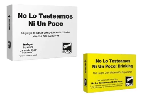 No Lo Testeamos Ni Un Poco + Drinking Combo Juego De Cartas