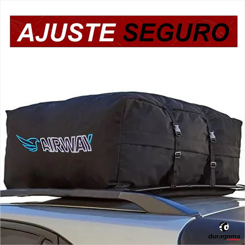 Imagen 2 de 10 de Bolso Porta Equipaje Auto Valija Tela Doble Impermeable 206l