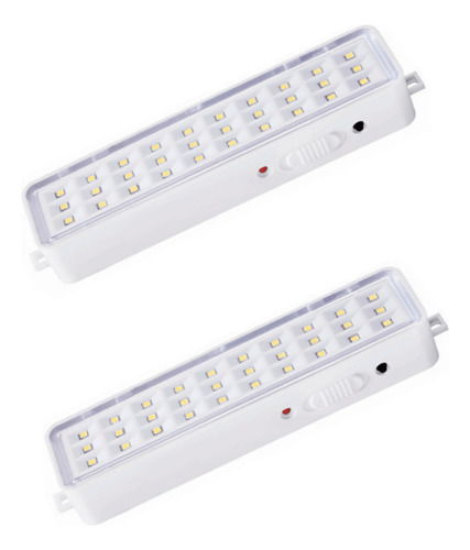 Combo X2 Lámpara Luz Emergencia Candela 30 Leds Autonom. 5hs