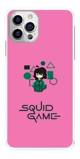 Capinha Squid Game 067 Round 6 Verde E Rosas Capa