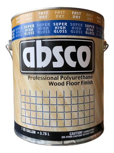 Plastificante Absco Para Maderas Interiores 3,8l Base Aceite