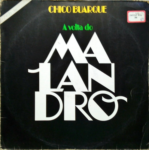 Chico Buarque Lp Single A Volta Do Malandro 1985 1710