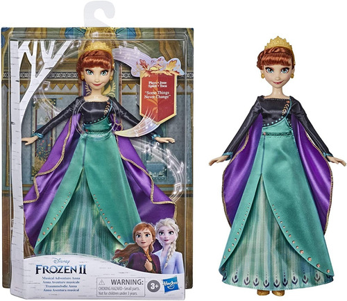 Disney Frozen Anna Aventura Musical Muñeca Que Canta Español