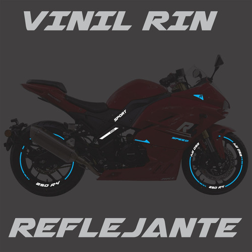 Kit Sticker Reflejantes Para Rin Dinamo R4 + Regalo