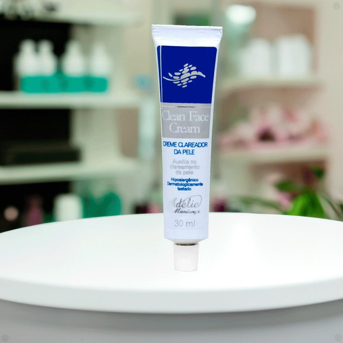 Creme Clareador Clean Face Cream Adélia Mendonça 30ml