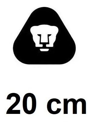 Stickers Pumas Futbol # 2 ( Vinil 20 Cm ) 1 Pza