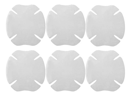6x Manija De La Puerta Del Coche Copa Protectores Contra