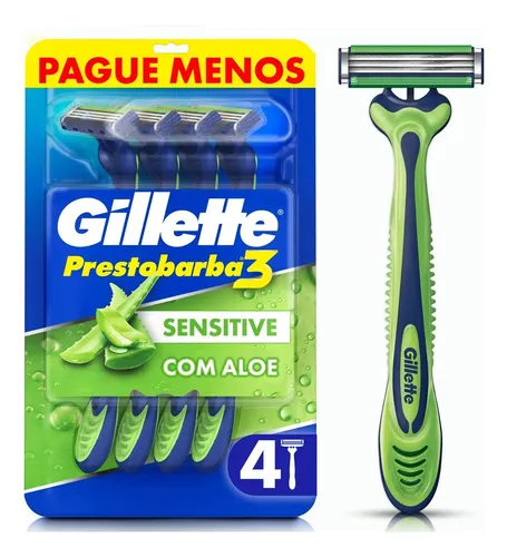 Aparelho para Barbear Sensecare Gillette Leve 4 Pague 3
