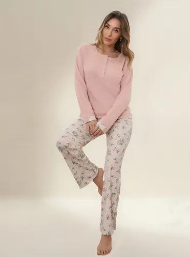 Pijama Con Cartera Lencatex De Algodón