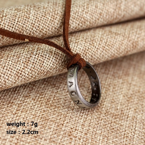 Imagen 2 de 3 de Collar Anillo Uncharted Sir Francis Drake Ajustable
