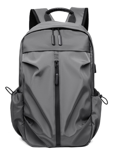 Mochila Estudiante Impermeable Antirrobo Con Puerto Usb