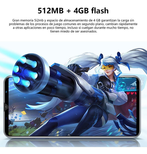 Teléfono Inteligente Android Barato R35 5.0 Pulgadas Negro