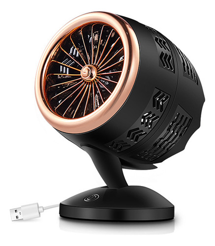Nuevo Ventilador Turbo Portátil Usb De Doble Hoja Mini Circu