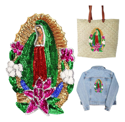 Parche De Lentejuelas Cuitáxi Virgen De Guadalupe Puede Esta