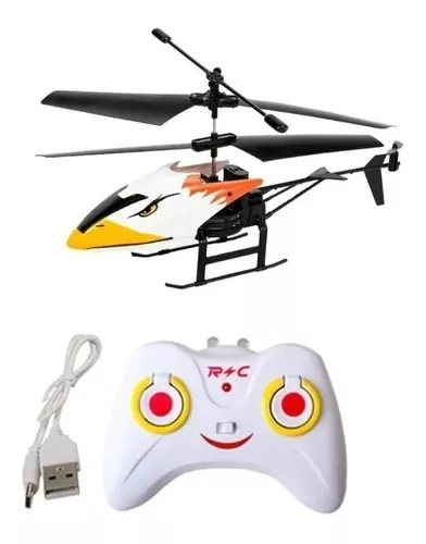 Mini Helicóptero Infantil Com Boneco E Jogo Para Celular