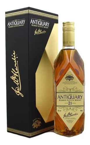 Whisky The Antiquary 21 Años Blended Scotch 700ml En Estuche