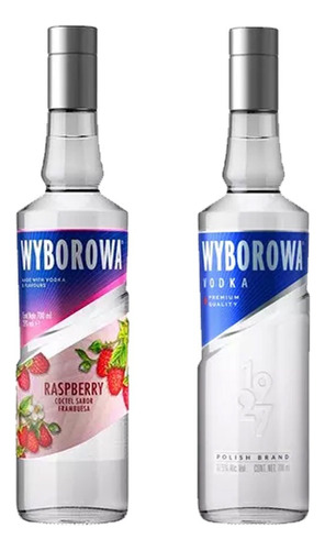 Combo 2 Vodka Wyborowa Comun Y Raspberry X 750ml