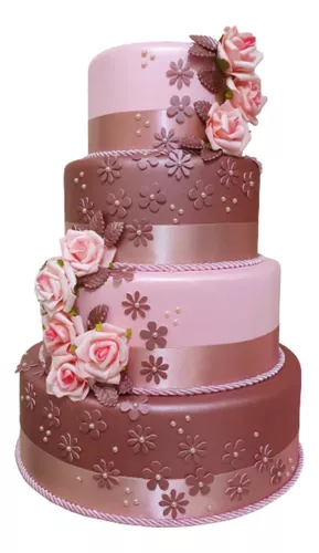 Topo de Bolo Rose Gold 15 anos Festa 18 anos Cake Topper Aniversário