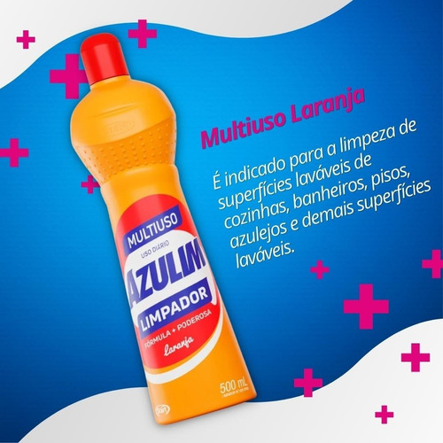Kit Econômico Azulim 4em1 Multiuso/ Tira Limo / Limpa Vidros