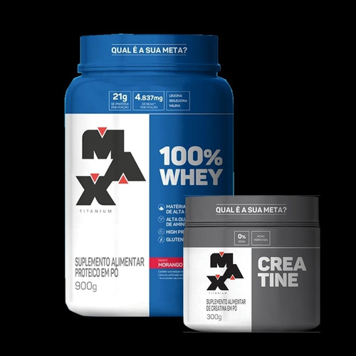 Suplemento En Polvo Max Titanium Whey Protein/creatina