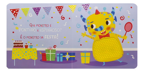Na Ponta dos Dedos: Monstros, de North Parade Publishing. Editorial Todolivro Distribuidora Ltda., capa dura em português, 2020